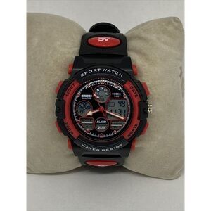 SKMEI 1163 Unisex Kids Black Band Digital & Analog Dial Quartz Wrist Watch RQ476